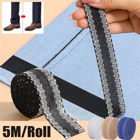 pants mouth|pants edge shorten self adhesive.